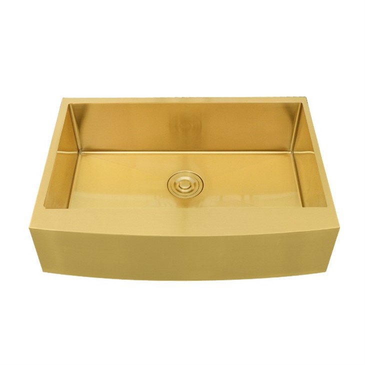 gold kitchen sink and drainer (3)