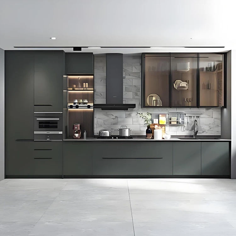 Lacquer Kitchen cabinets-02 Lacquer Kitchen cabinets-02